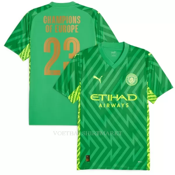 Manchester City Champions of Europe Keeper Shirt Heren Thuis 2023/24