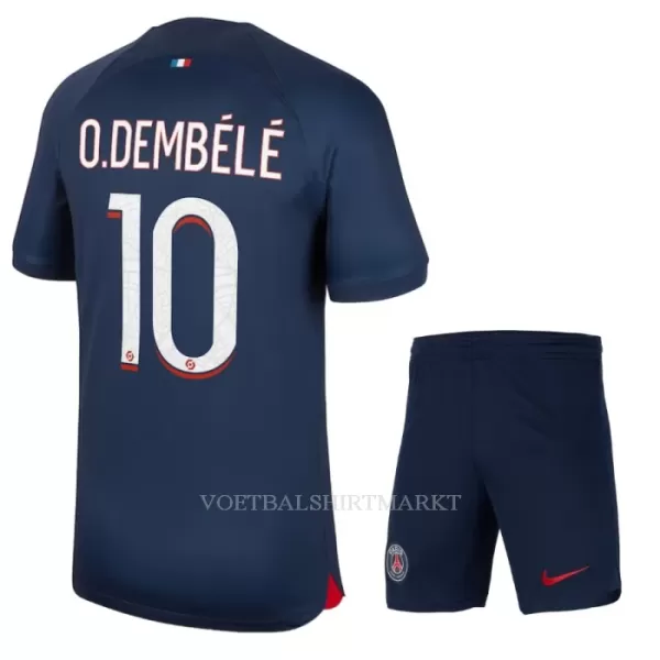 Paris Saint-Germain Dembele 10 Tenue Kind Thuis 2023/24