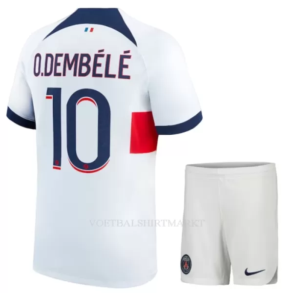 Paris Saint-Germain Dembele 10 Tenue Kind Uit 2023/24