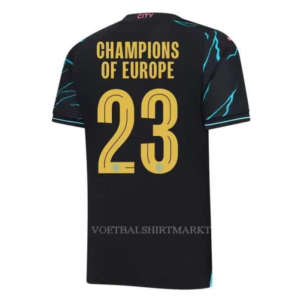 Manchester City Champions of Europe Shirt Heren Derde 2023/24