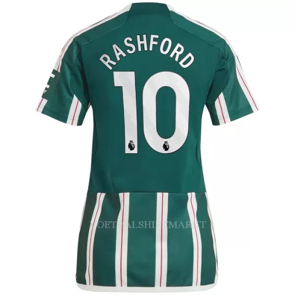 Manchester United Rashford 10 Shirt Dames Uit 2023/24