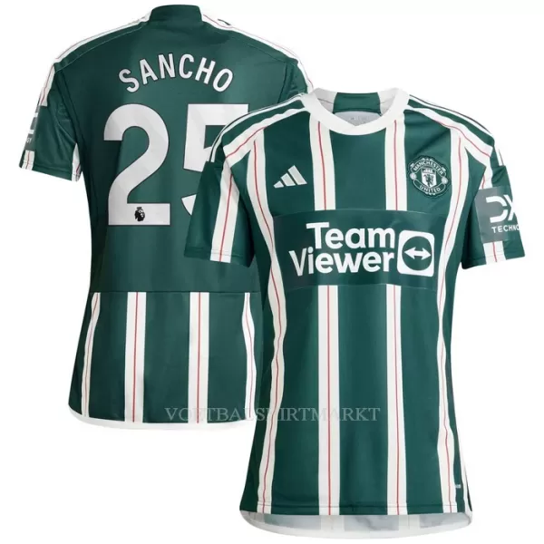 Manchester United Sancho 25 Shirt Heren Uit 2023/24