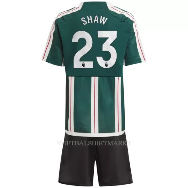 Manchester United Shaw 23 Tenue Kind Uit 2023/24