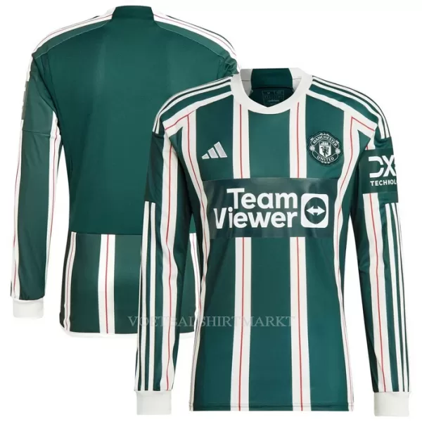 Manchester United Shirt Heren Uit 2023/24 Lange Mouw