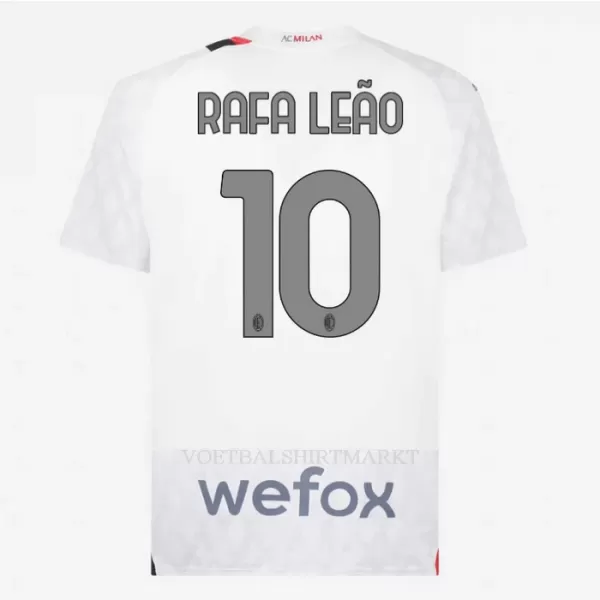 AC Milan Rafael Leao 10 Shirt Heren Uit 2023/24