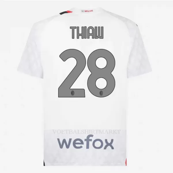 AC Milan Thiaw 28 Shirt Heren Uit 2023/24