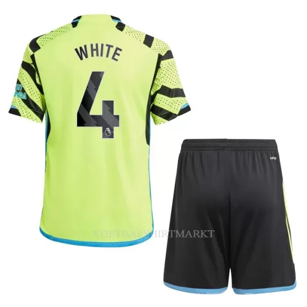 Arsenal White 4 Tenue Kind Uit 2023/24