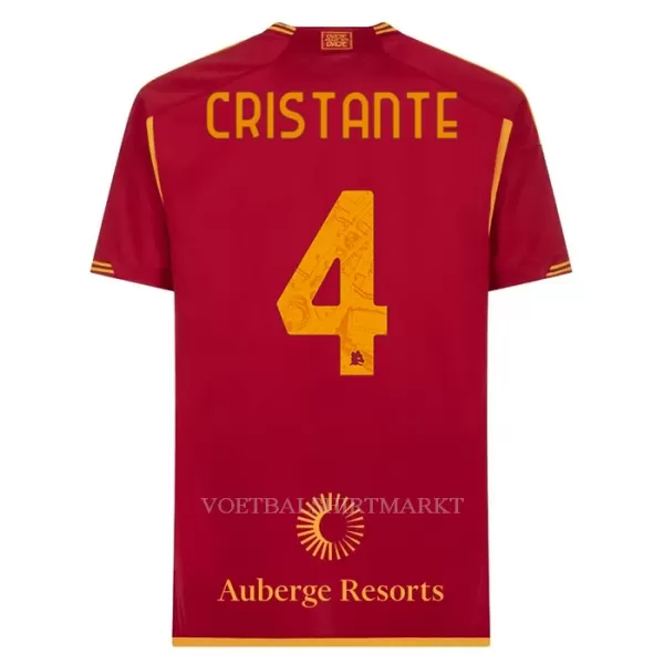 AS Roma Cristante 4 Shirt Heren Thuis 2023/24