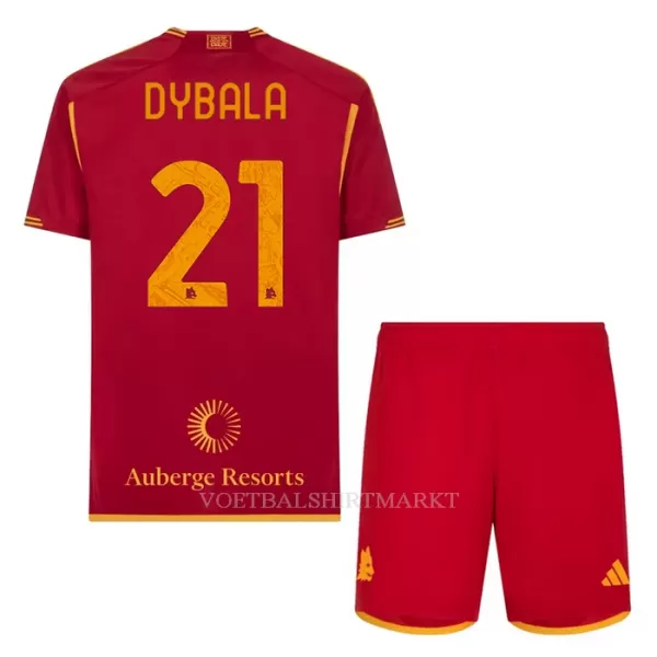 AS Roma Dybala 21 Tenue Kind Thuis 2023/24