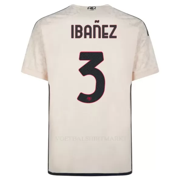 AS Roma Ibanez 3 Shirt Heren Uit 2023/24