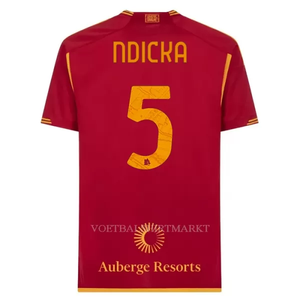 AS Roma Ndicka 5 Shirt Heren Thuis 2023/24