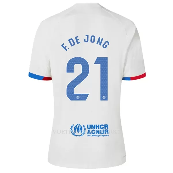 FC Barcelona Frenkie de Jong 21 Shirt Heren Uit 2023/24