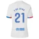 FC Barcelona Frenkie de Jong 21 Shirt Heren Uit 2023/24