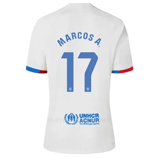 FC Barcelona Marcos A. 17 Shirt Heren Uit 2023/24