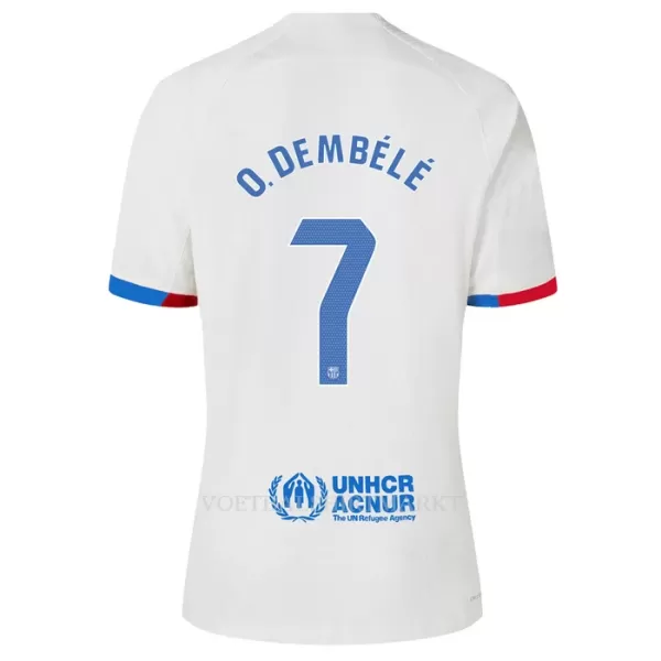 FC Barcelona O. Dembele 7 Tenue Kind Uit 2023/24