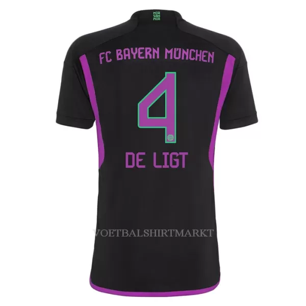 FC Bayern München De Ligt 4 Shirt Heren Uit 2023/24