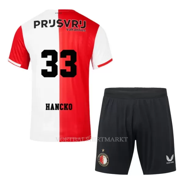 Feyenoord Rotterdam Hancko 33 Tenue Kind Thuis 2023/24