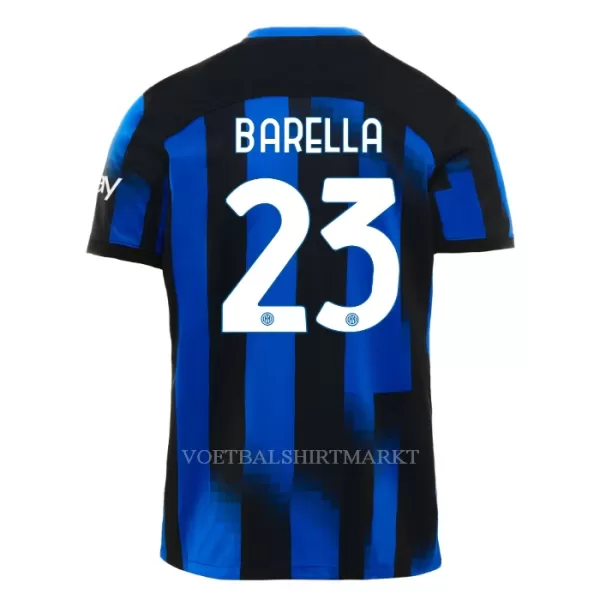 Inter Milan Barella 23 Shirt Heren Thuis 2023/24