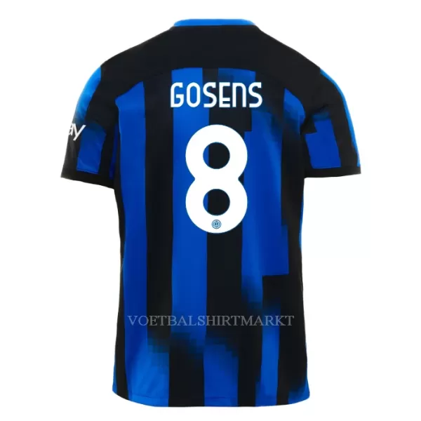 Inter Milan Gosens 8 Shirt Heren Thuis 2023/24