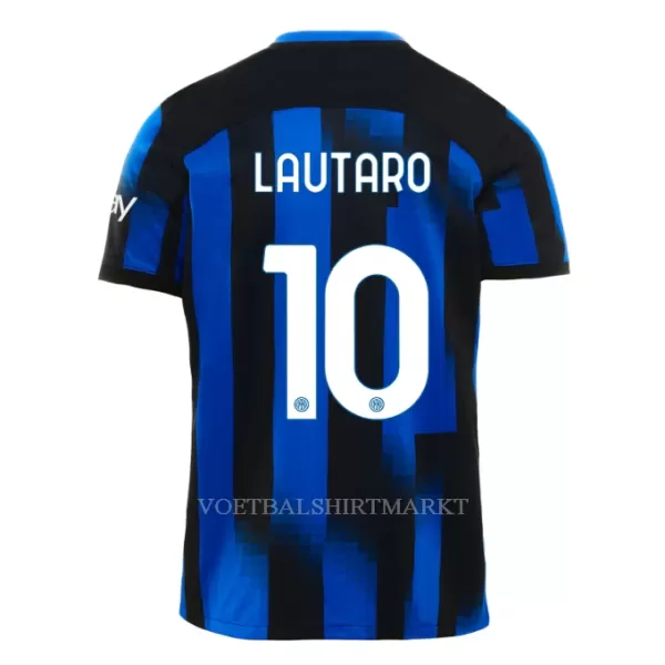 Inter Milan Lautaro Martinez 10 Tenue Kind Thuis 2023/24