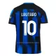 Inter Milan Lautaro Martinez 10 Tenue Kind Thuis 2023/24