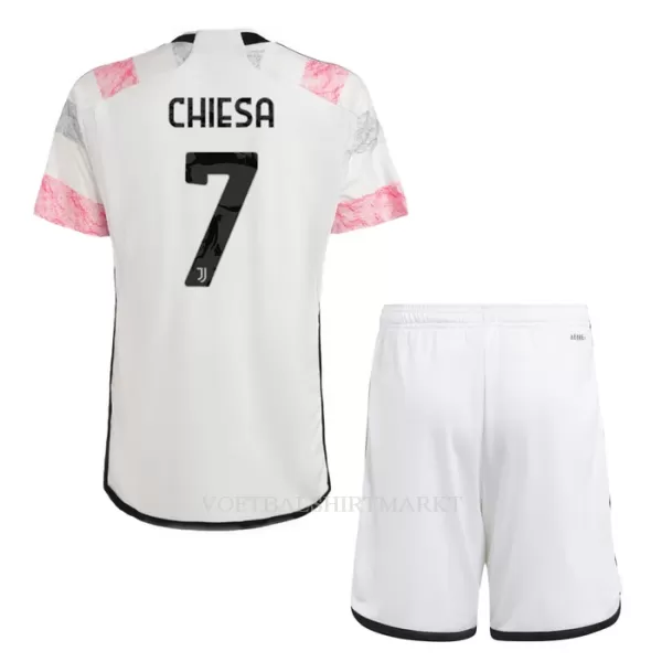 Juventus Chiesa 7 Tenue Kind Uit 2023/24