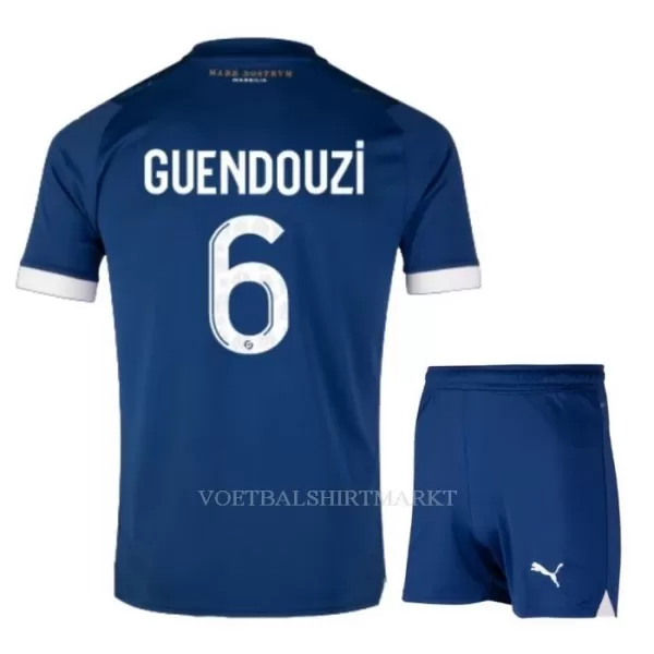 Olympique Marseille GUENDOUZI 6 Tenue Kind Uit 2023/24