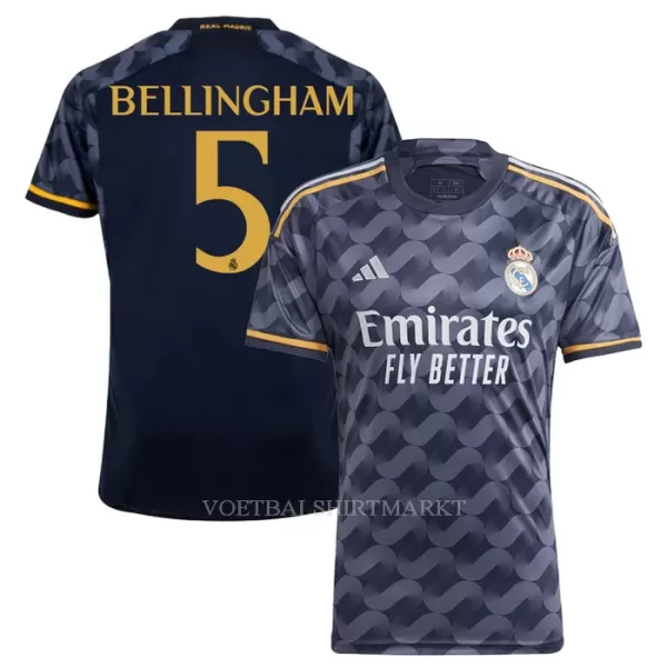 Real Madrid Bellingham 5 Shirt Heren Uit 2023/24