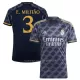 Real Madrid E. Militao 3 Shirt Heren Uit 2023/24