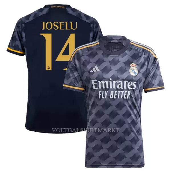 Real Madrid Joselu 14 Shirt Heren Uit 2023/24