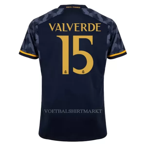 Real Madrid Valverde 15 Shirt Heren Uit 2023/24