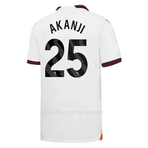 Manchester City Akanji 25 Shirt Heren Uit 2023/24