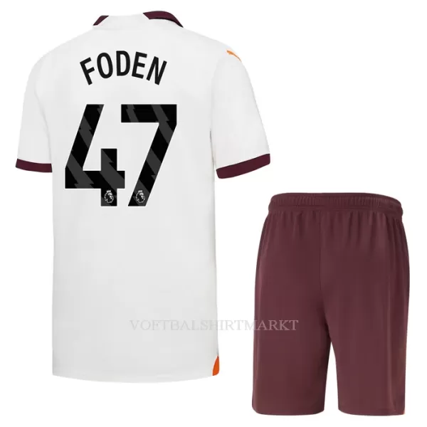 Manchester City Foden 47 Tenue Kind Uit 2023/24