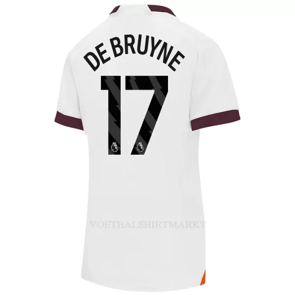 Manchester City Kevin De Bruyne 17 Shirt Dames Uit 2023/24