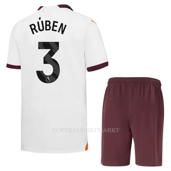 Manchester City Rúben 3 Tenue Kind Uit 2023/24