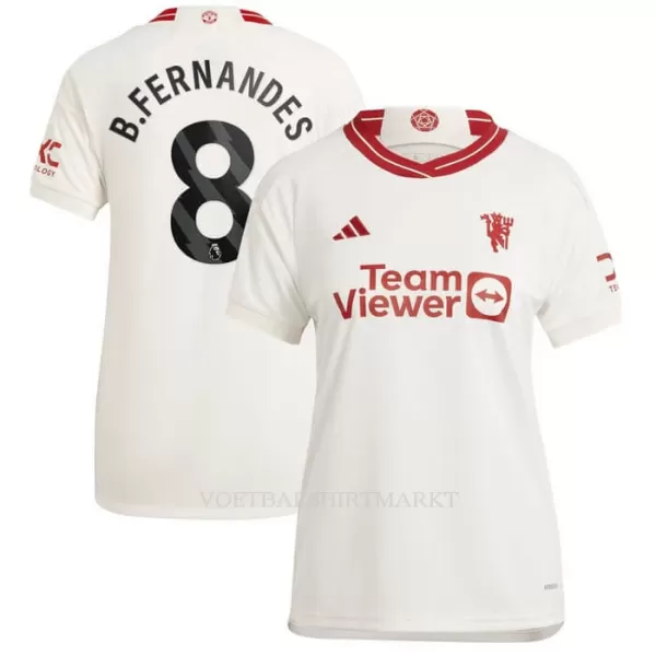 Manchester United Bruno Fernandes 8 Shirt Dames Derde 2023/24