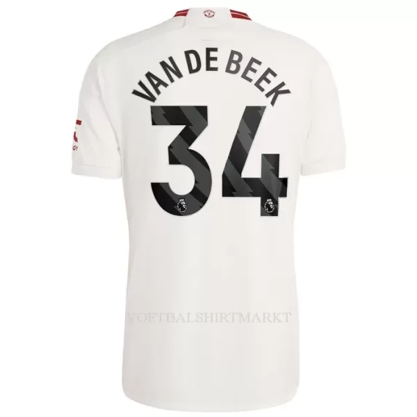 Manchester United Van De Beek 34 Shirt Heren Derde 2023/24