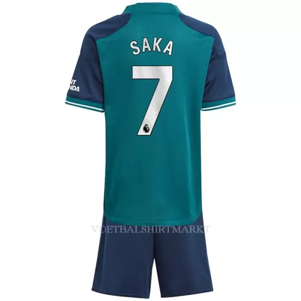 Arsenal Saka 7 Tenue Kind Derde 2023/24