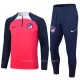 Atlético Madrid Trainings Sweatshirt Pak 2023/24 Kwartrits Rode