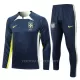 Brazilië Trainings Sweatshirt Pak 2023/24 Kwartrits Blauwe