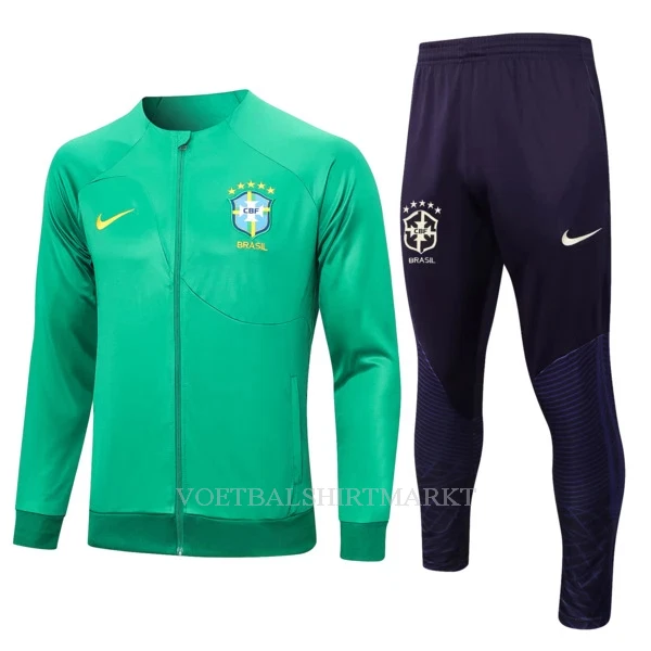 Brazilië Trainingsjack Pak 2023/24 Groene