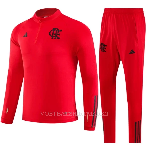 CR Flamengo Trainings Sweatshirt Pak 2023/24 Kwartrits Rode