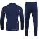 Italië Trainings Sweatshirt Pak 2023/24 Kwartrits Grijze