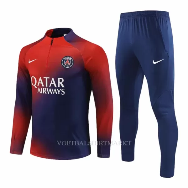 Paris Saint-Germain Trainings Sweatshirt Pak 2023/24 Kwartrits Rode