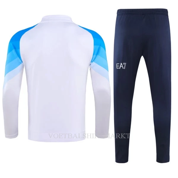 SSC Napoli Trainings Sweatshirt Pak 2023/24 Kwartrits Witte