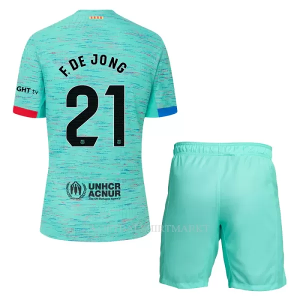 FC Barcelona Frenkie de Jong 21 Tenue Kind Derde 2023/24