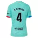 FC Barcelona R. Araujo 4 Shirt Heren Derde 2023/24