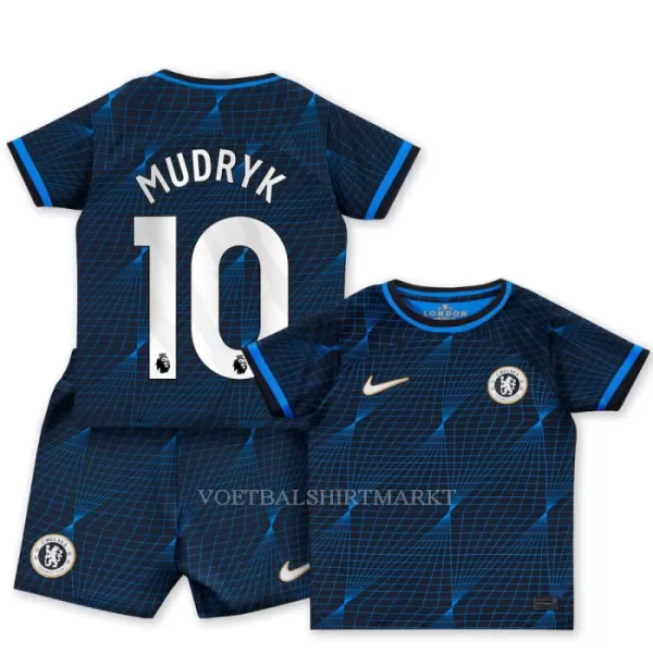 Chelsea Mudryk 10 Tenue Kind Uit 2023/24