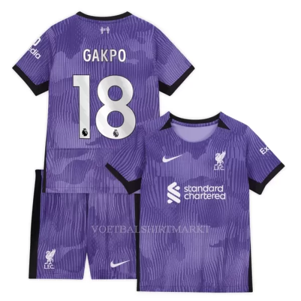 Liverpool Gakpo 18 Tenue Kind Derde 2023/24