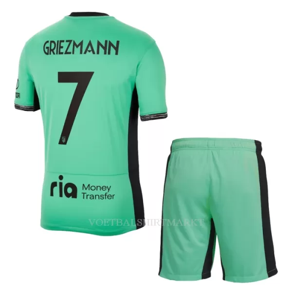 Atlético Madrid Griezmann 7 Tenue Kind Derde 2023/24